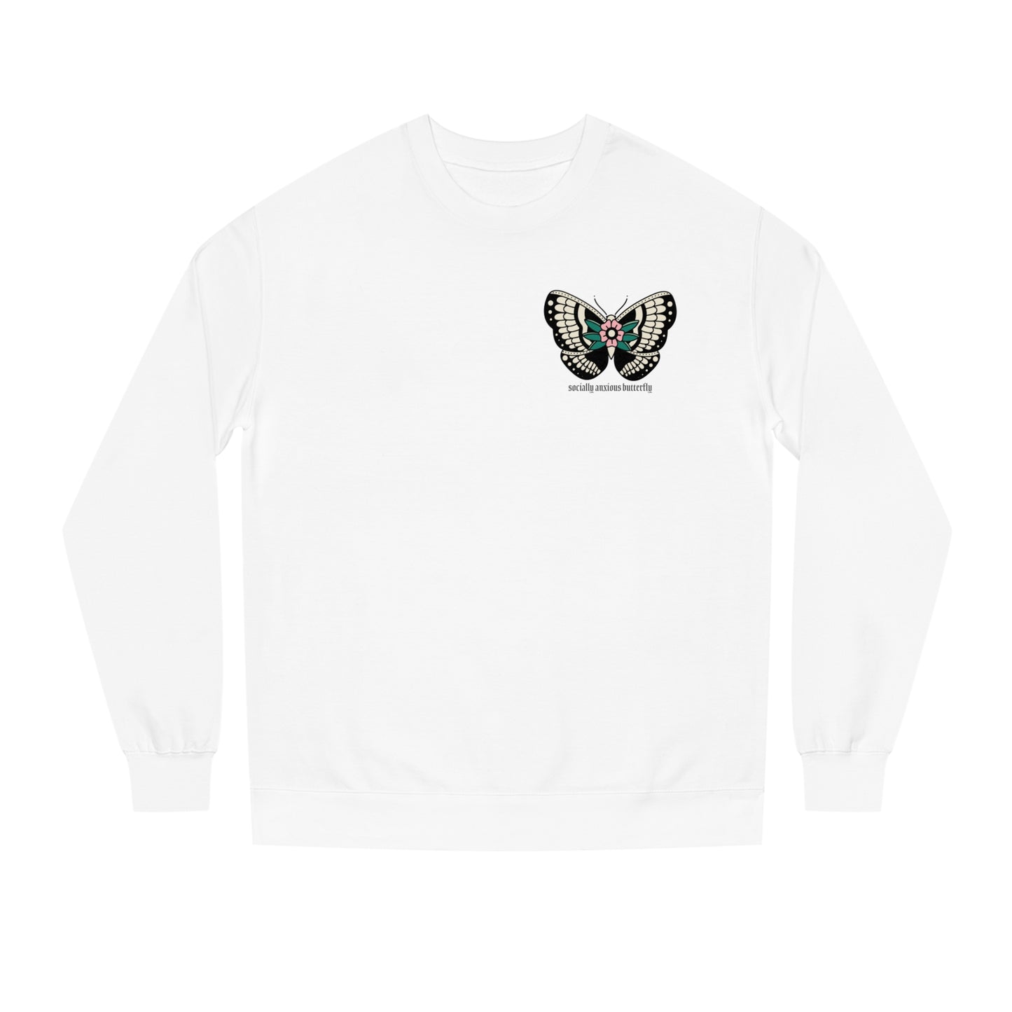 Socially Anxious Butterfly Sweatshirt