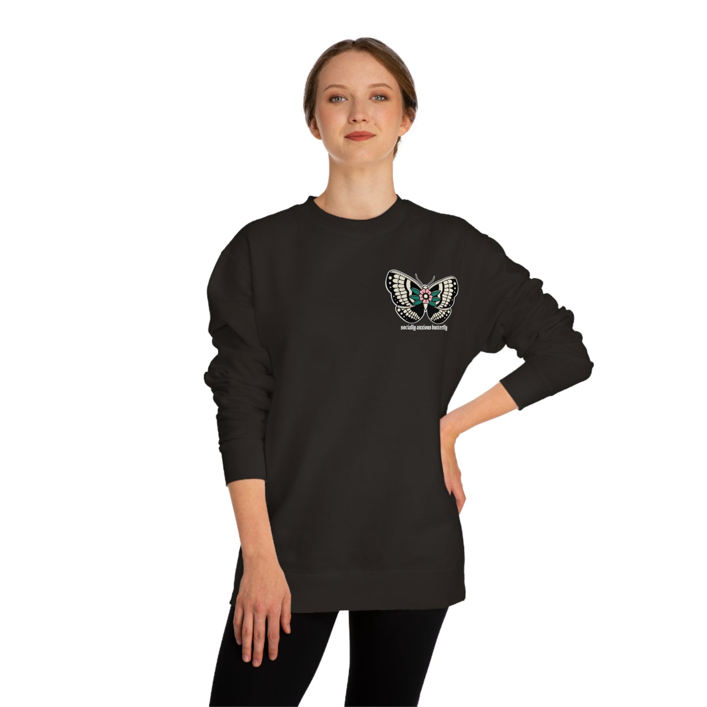 Socially Anxious Butterfly Sweatshirt