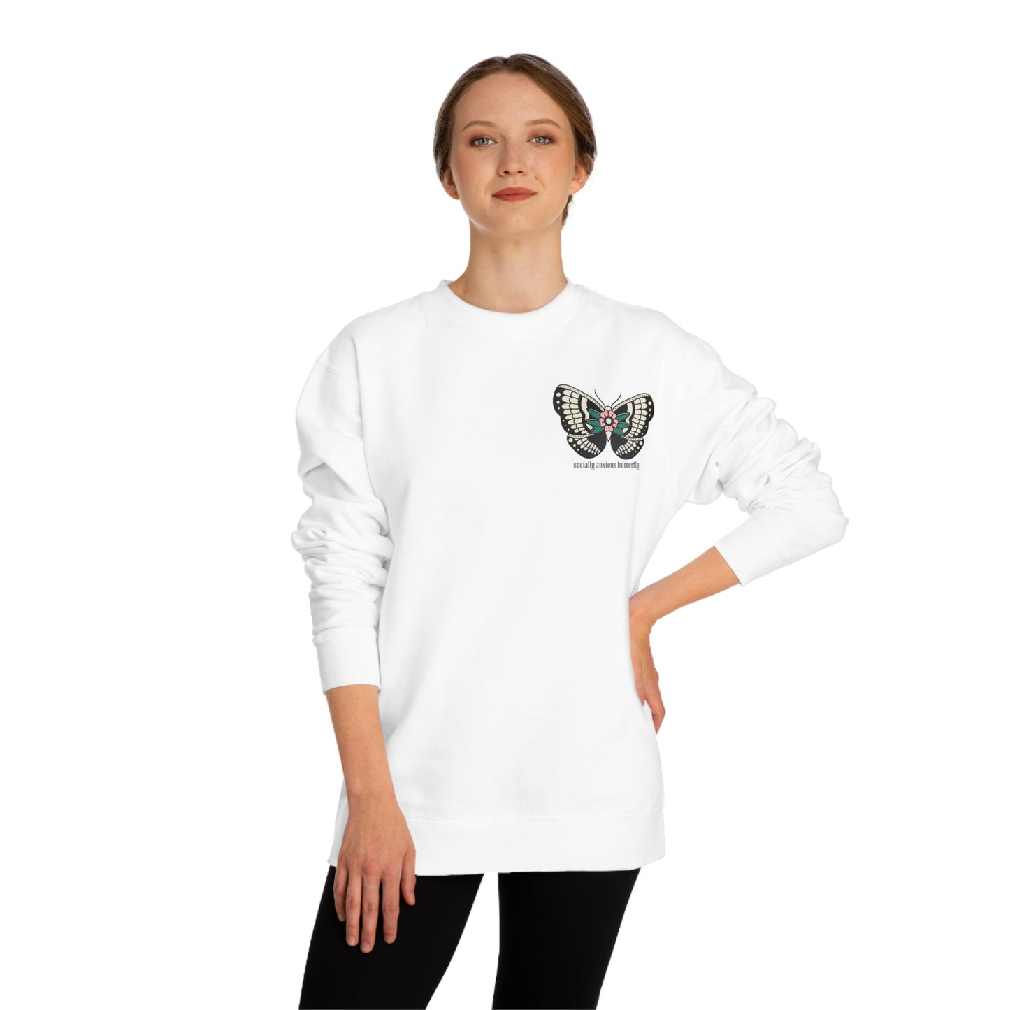 Socially Anxious Butterfly Sweatshirt