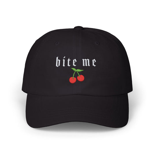 Bite Me Dad Cap