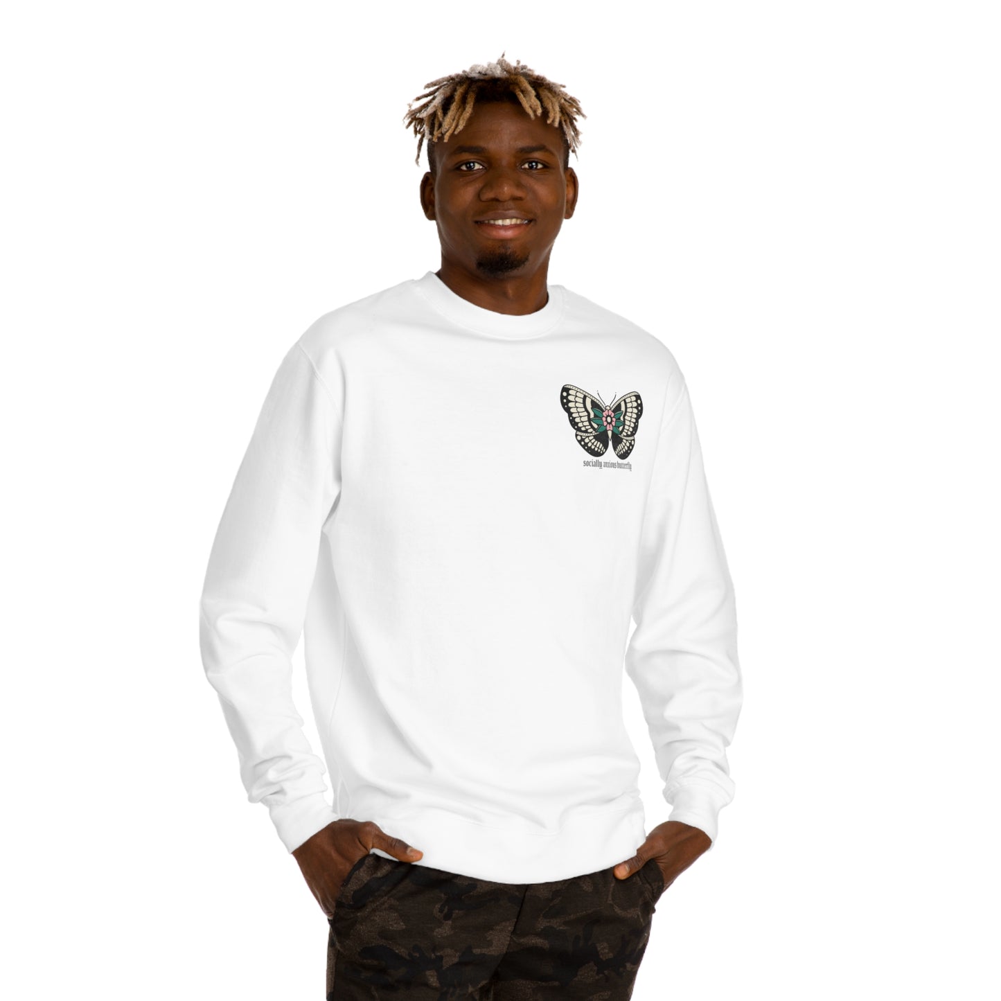 Socially Anxious Butterfly Sweatshirt