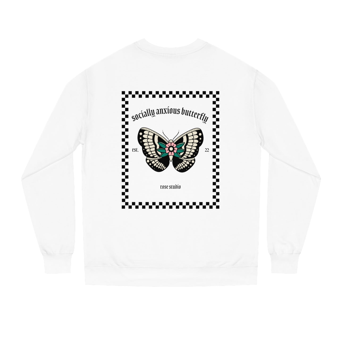 Socially Anxious Butterfly Sweatshirt