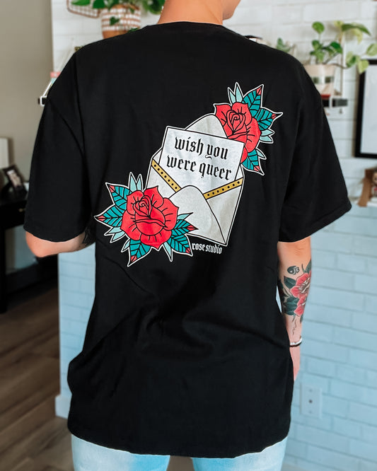 Wish You Were Queer T-Shirt